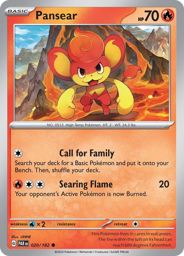 Image for Pansear (020/182) - Pokemon