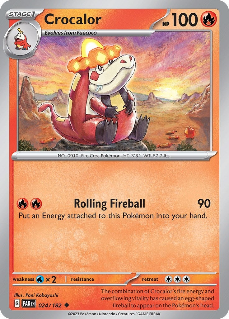 Image for Crocalor (024/182) - Pokemon