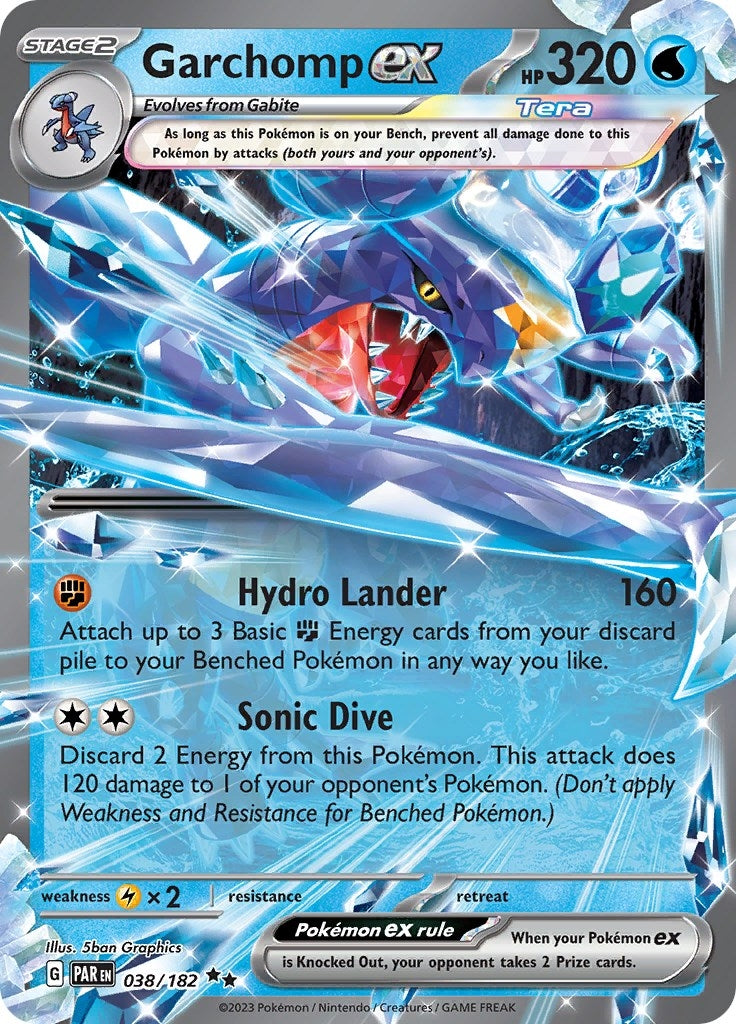 Image for Garchomp ex (038/182) - Pokemon