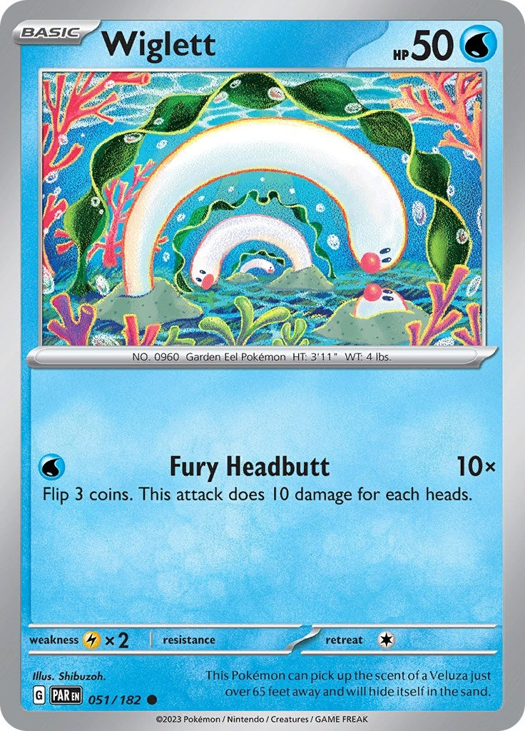 Image for Wiglett (051/182) - Pokemon