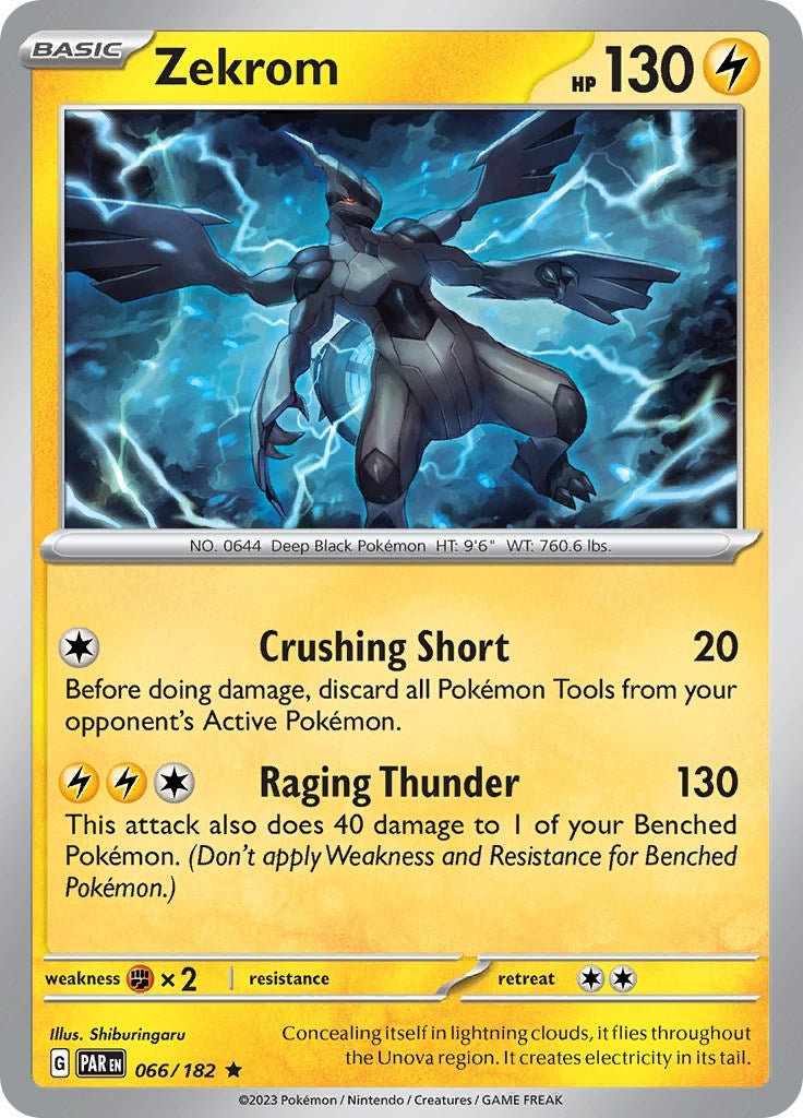 Image for Zekrom (066/182) - Pokemon