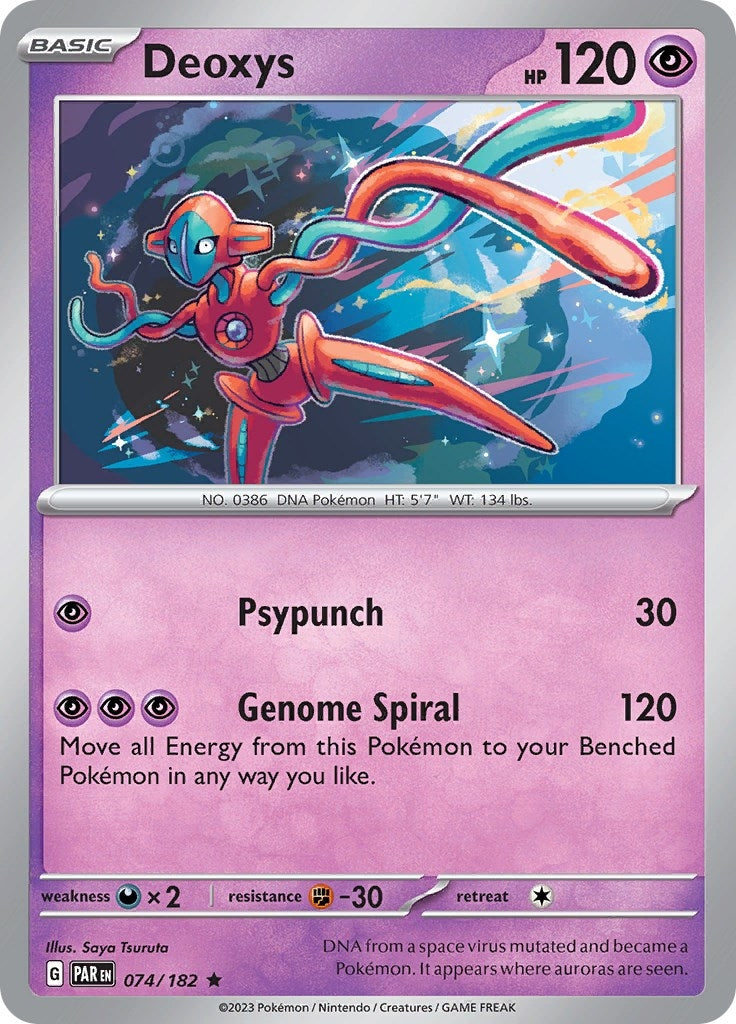 Image for Deoxys (074/182) - Pokemon