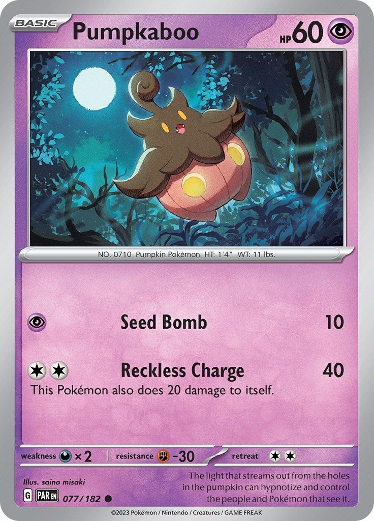 Image for Pumpkaboo (077/182) - Pokemon
