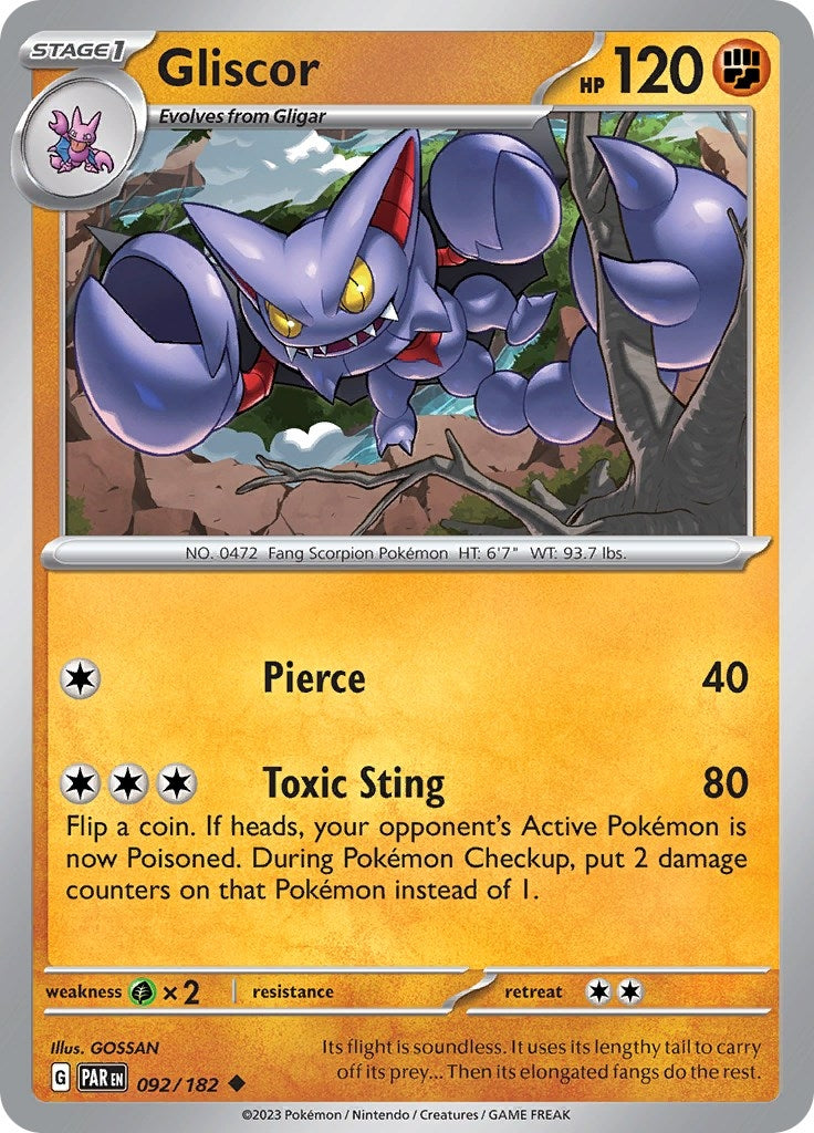 Image for Gliscor (092/182) - Pokemon