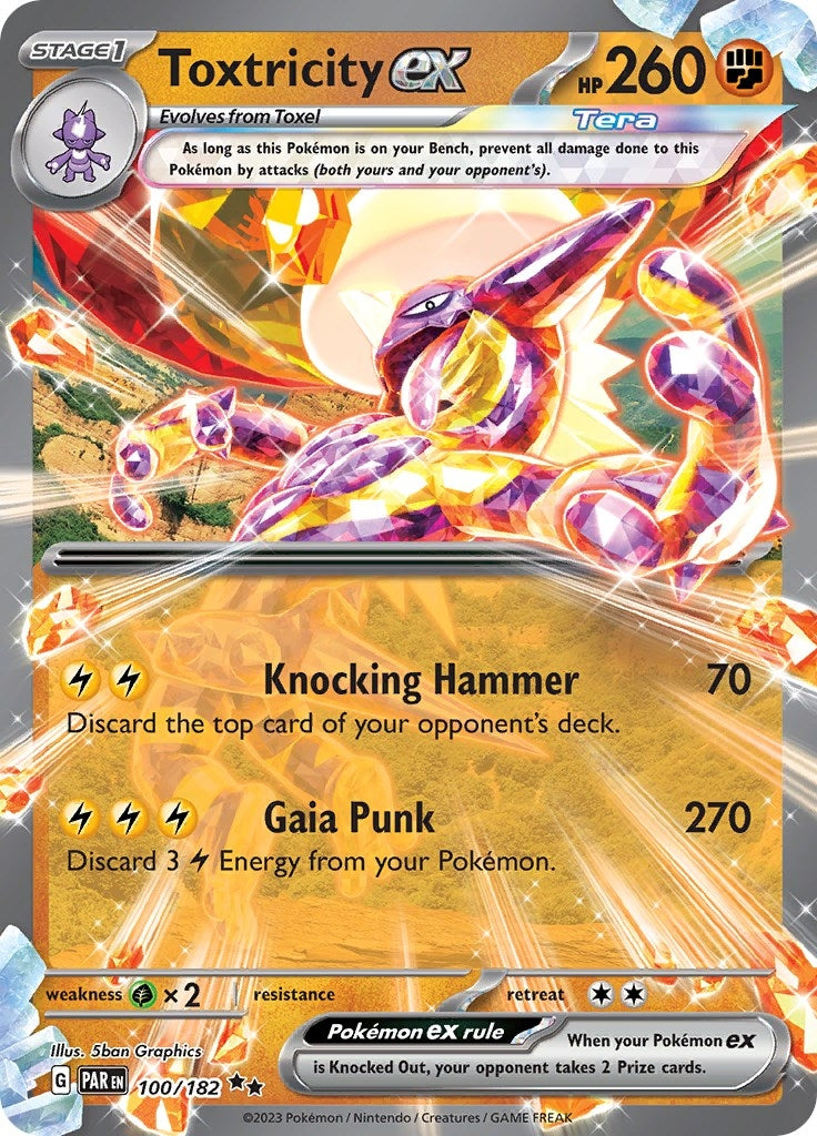 Image for Toxtricity ex (100/182) - Pokemon