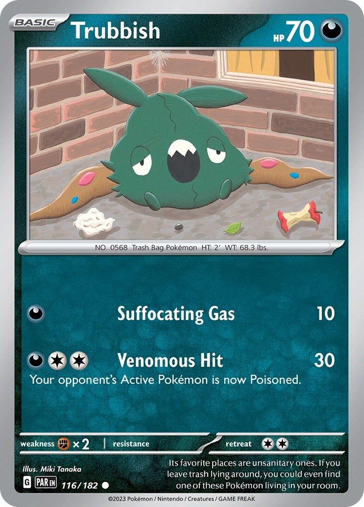Image for Trubbish (116/182) - Pokemon