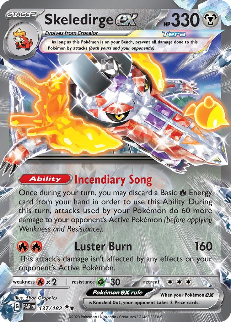 Image for Skeledirge ex (137/182) - Pokemon