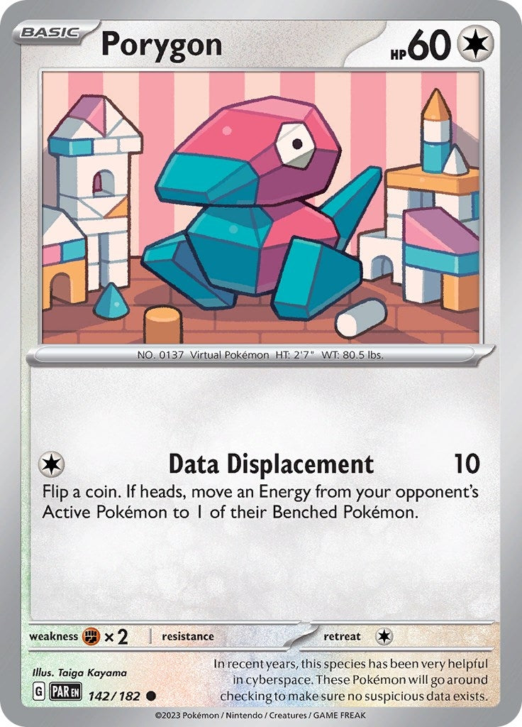 Image for Porygon (142/182) - Pokemon