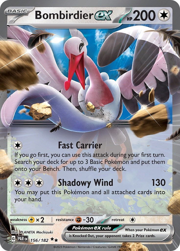 Image for Bombirdier ex (156/182) - Pokemon