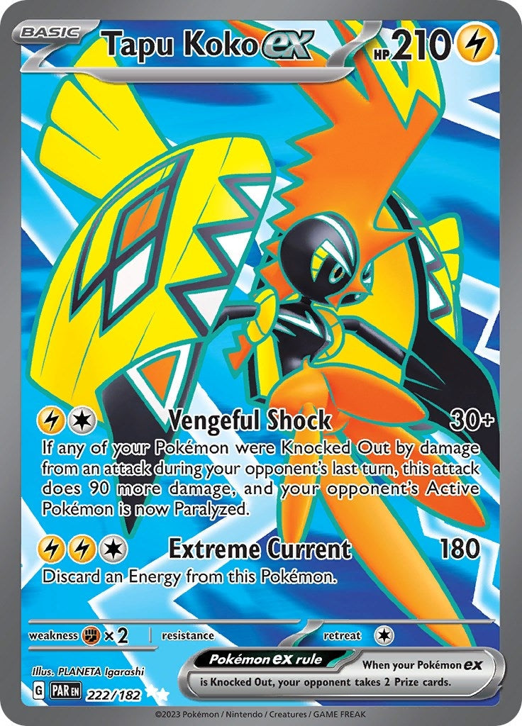 Image for Tapu Koko ex (222/182) - Pokemon