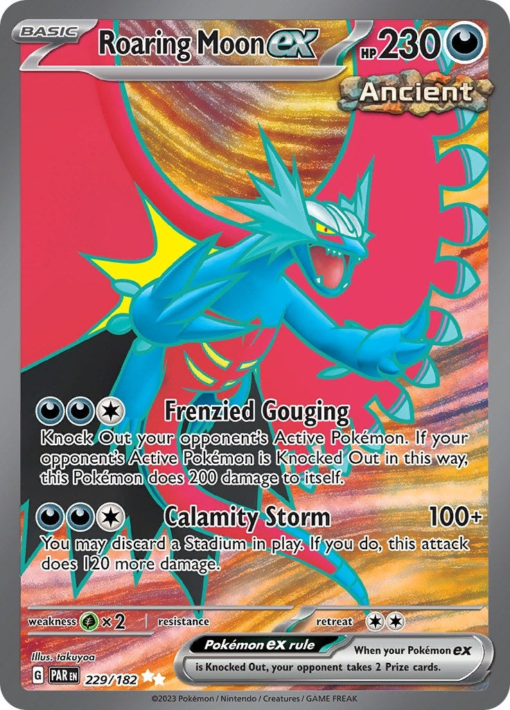 Image for Roaring Moon ex (229/182) - Pokemon