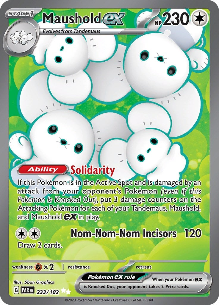 Image for Maushold ex (233/182) - Pokemon