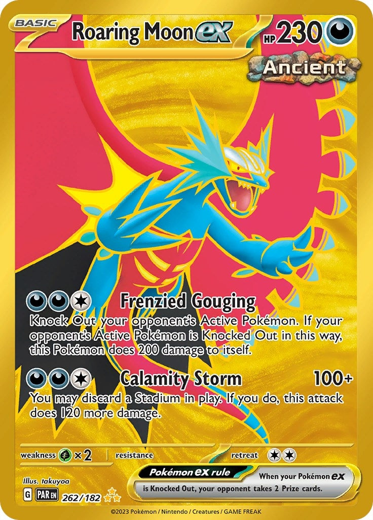 Image for Roaring Moon ex (262/182) - Pokemon