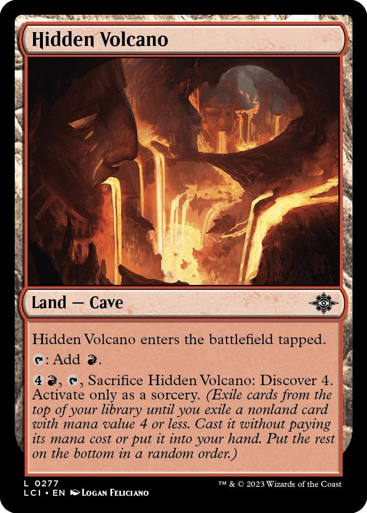 Image for Hidden Volcano (277) - Magic: The Gathering
