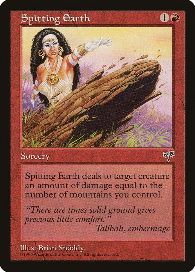 Image for Spitting Earth - Magic: The Gathering