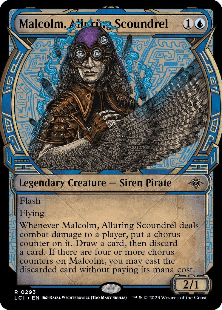 Image for Malcolm, Alluring Scoundrel (Showcase) (293) - Magic: The Gathering