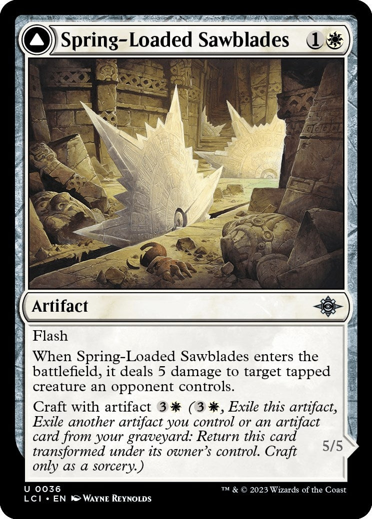 Image for Spring-Loaded Sawblades (36) - Magic: The Gathering