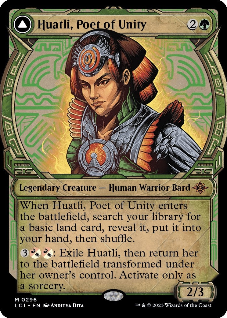 Image for Huatli, Poet of Unity (Showcase) (296) - Magic: The Gathering