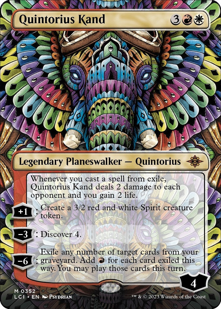 Image for Quintorius Kand (0352) (Borderless) (352) - Magic: The Gathering