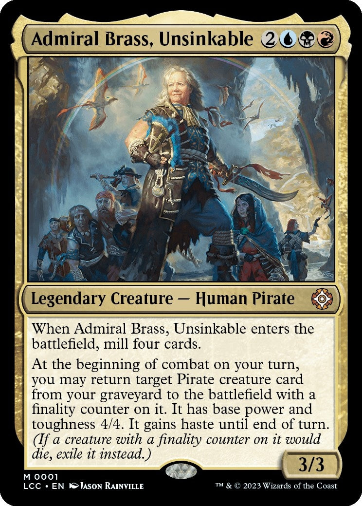 Admiral Brass, Unsinkable (1)