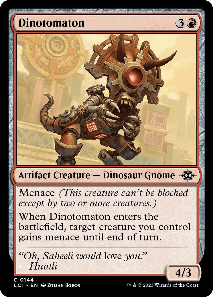 Image for Dinotomaton (144) - Magic: The Gathering