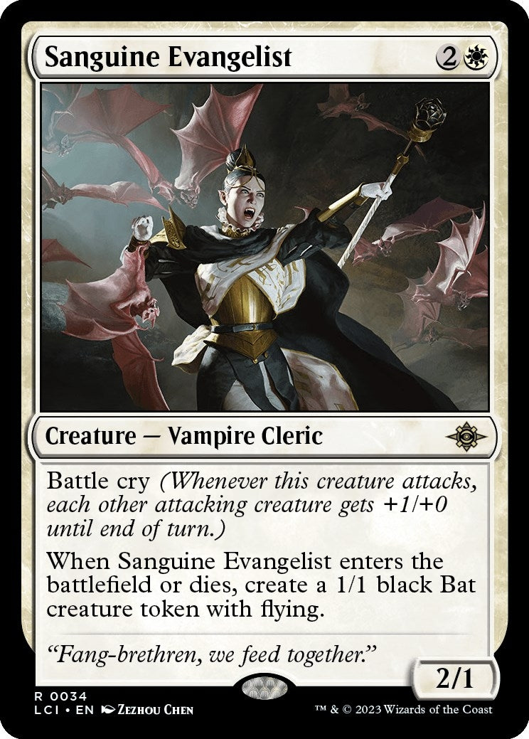 Image for Sanguine Evangelist (34) - Magic: The Gathering