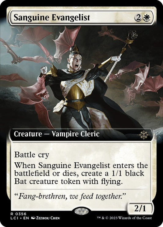 Image for Sanguine Evangelist (Extended Art) (356) - Magic: The Gathering