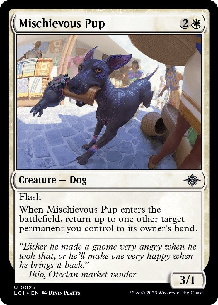 Image for Mischievous Pup (25) - Magic: The Gathering