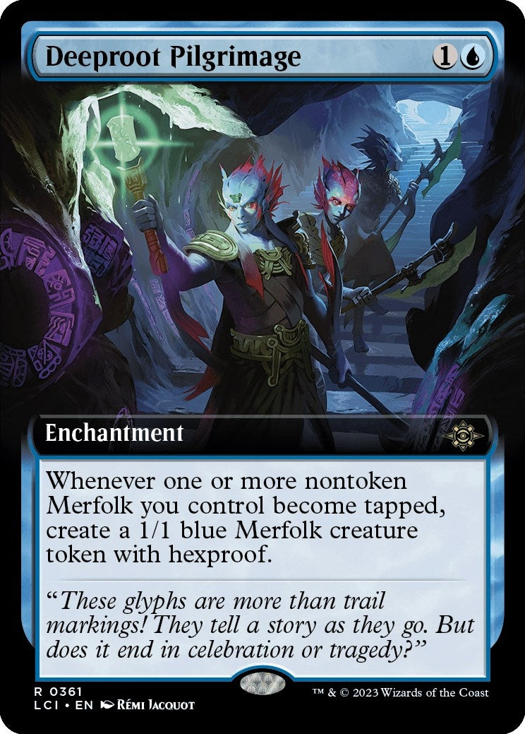 Image for Deeproot Pilgrimage (Extended Art) (361) - Magic: The Gathering