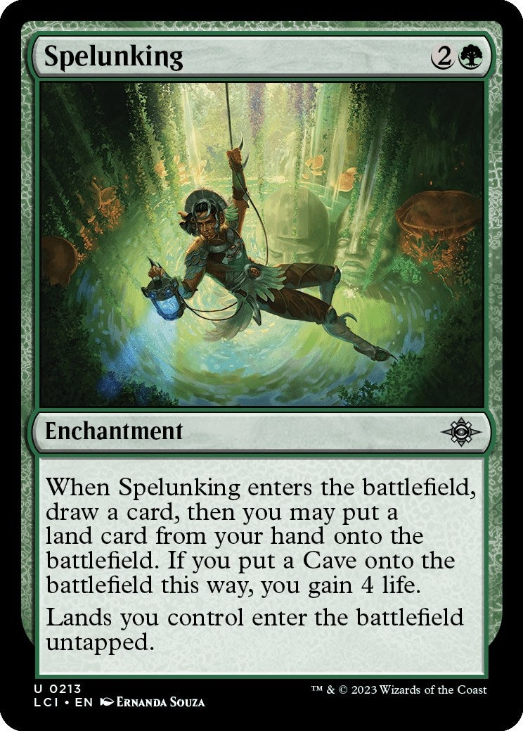 Image for Spelunking (213) - Magic: The Gathering
