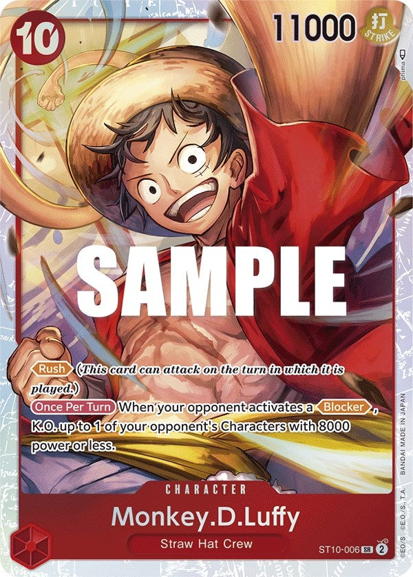 Image for Monkey.D.Luffy (006) (ST10-006) - One Piece Card Game