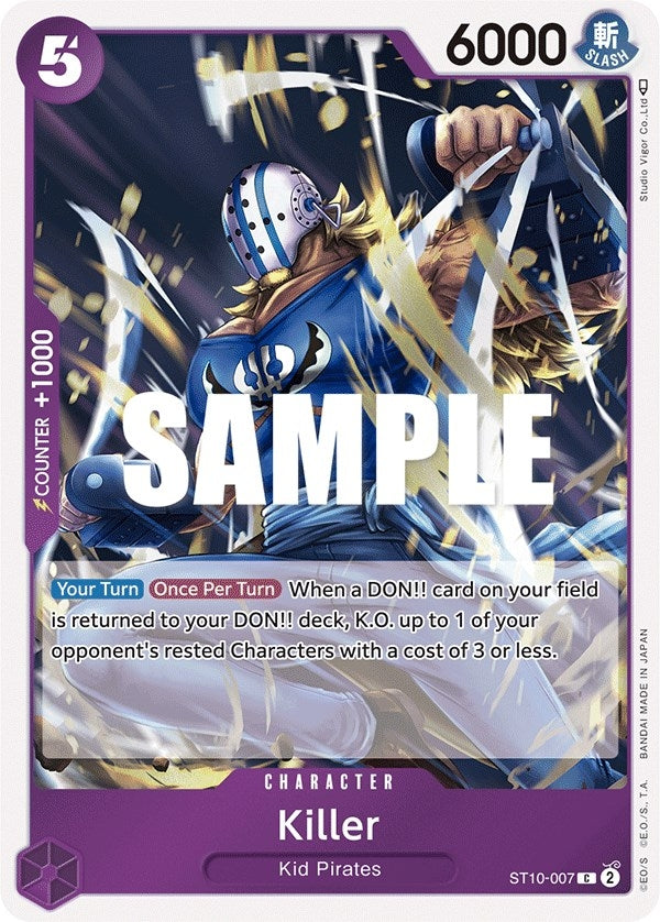 Image for Killer (ST10-007) - One Piece Card Game