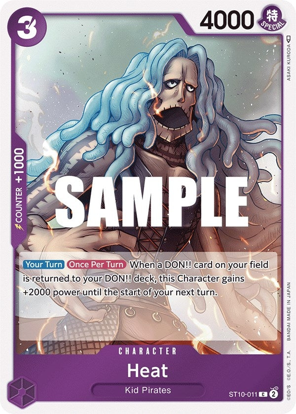 Image for Heat (ST10-011) - One Piece Card Game