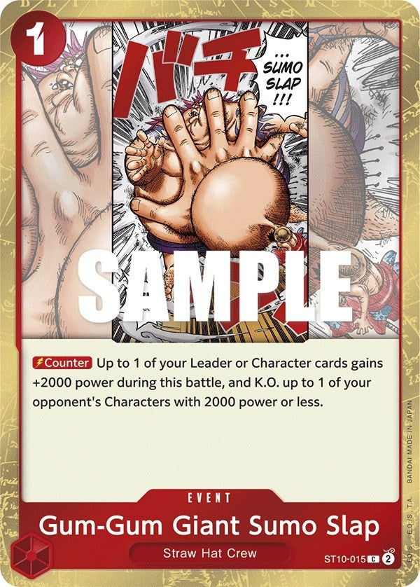Image for Gum-Gum Giant Sumo Slap (ST10-015) - One Piece Card Game