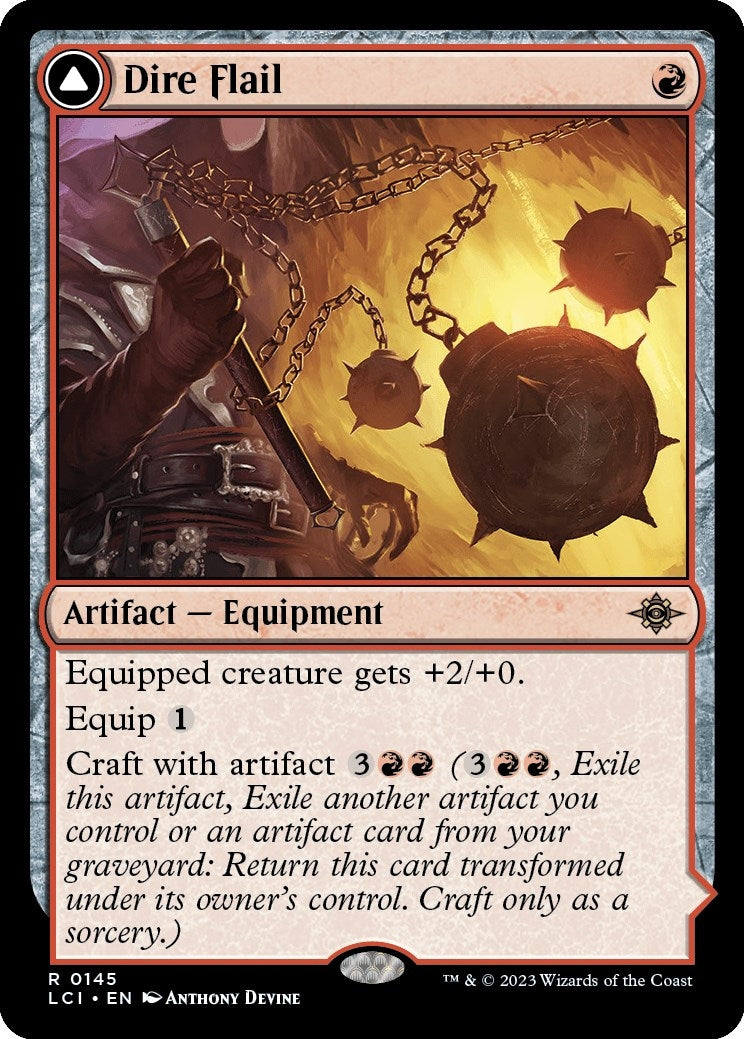 Image for Dire Flail (145) - Magic: The Gathering