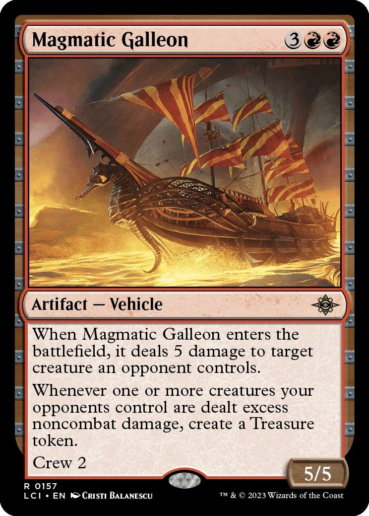 Image for Magmatic Galleon (157) - Magic: The Gathering