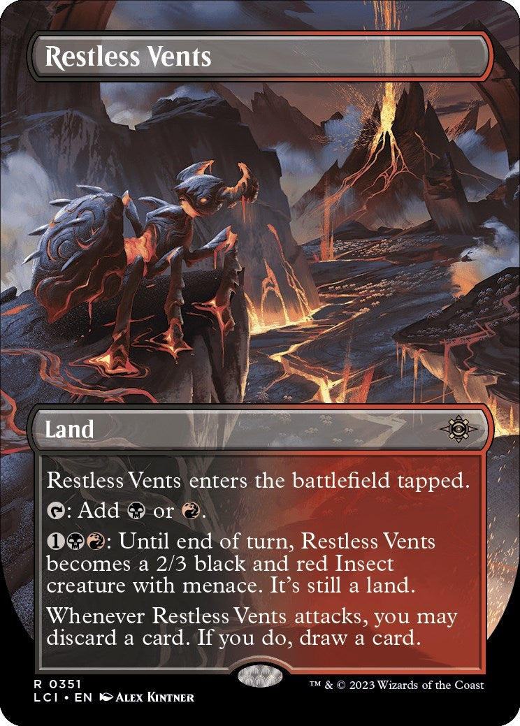 Image for Restless Vents (Borderless) (351) - Magic: The Gathering