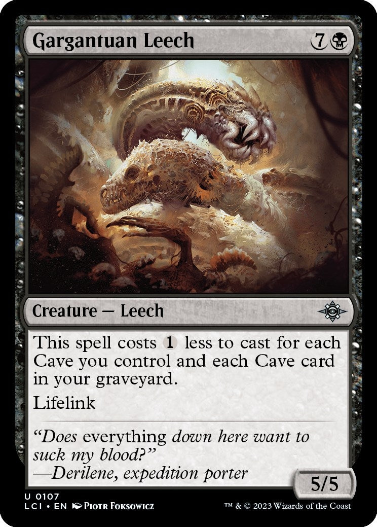Image for Gargantuan Leech (107) - Magic: The Gathering