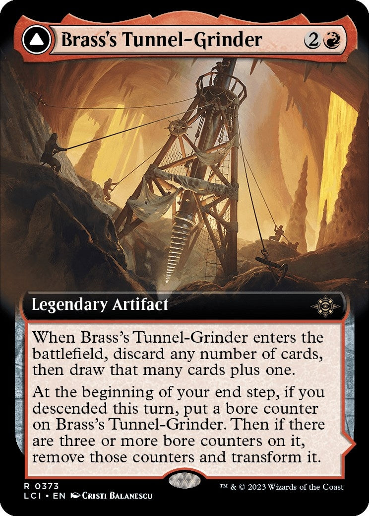 Image for Brass's Tunnel-Grinder (Extended Art) (373) - Magic: The Gathering