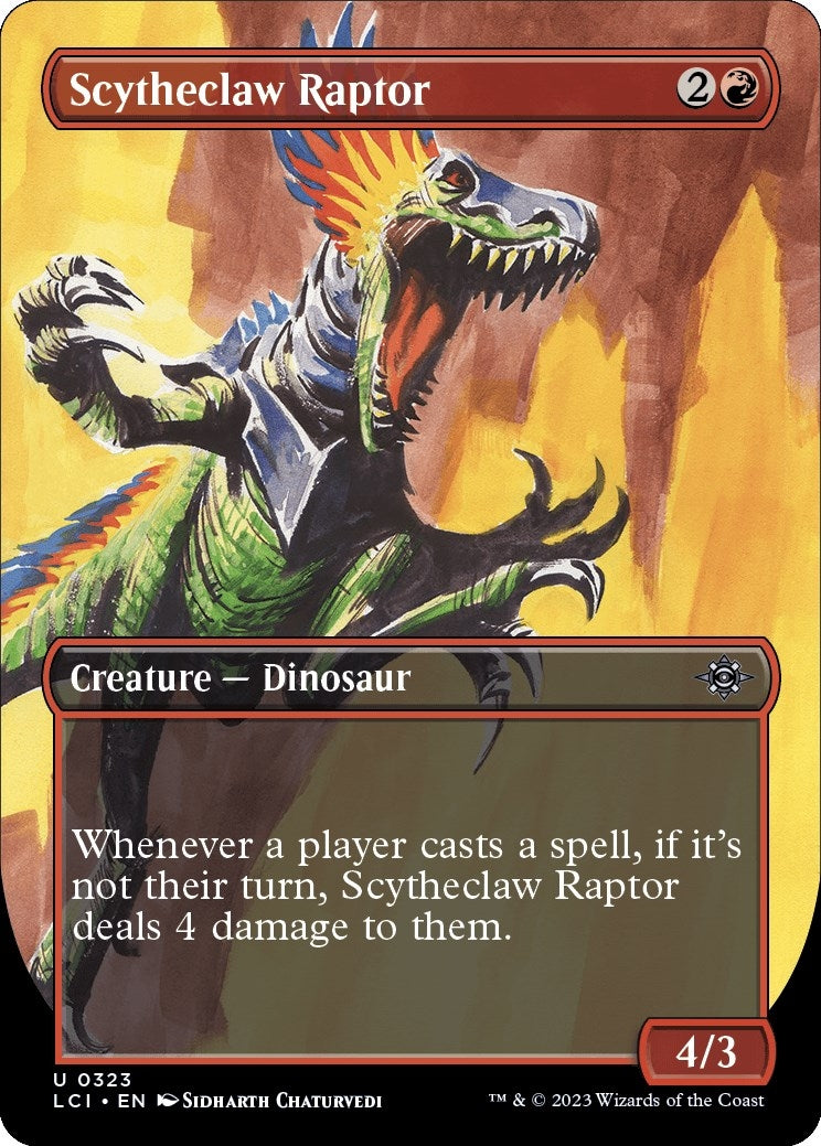 Image for Scytheclaw Raptor (Borderless) (323) - Magic: The Gathering