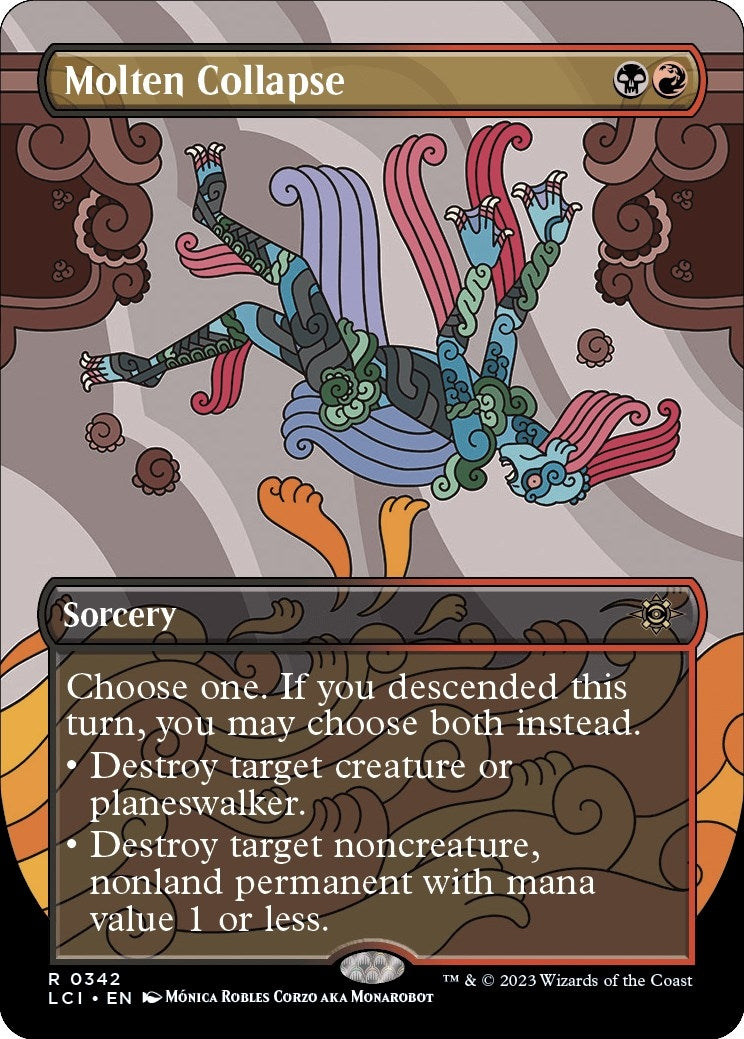Image for Molten Collapse (Borderless) (342) - Magic: The Gathering