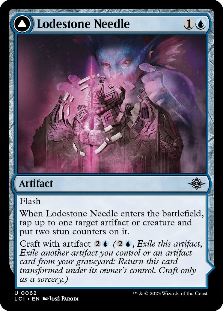Image for Lodestone Needle (62) - Magic: The Gathering