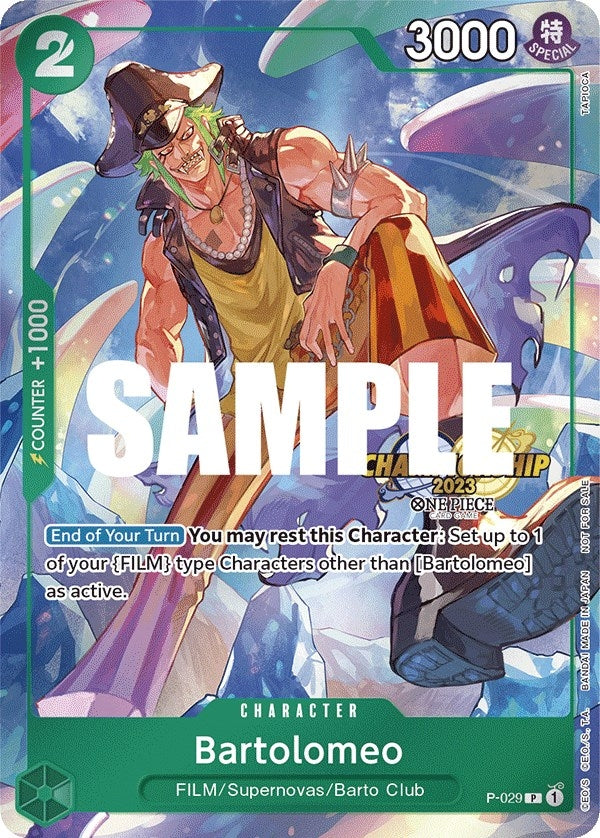 Image for Bartolomeo (CS 2023 Event Pack) (P-029) - One Piece Card Game