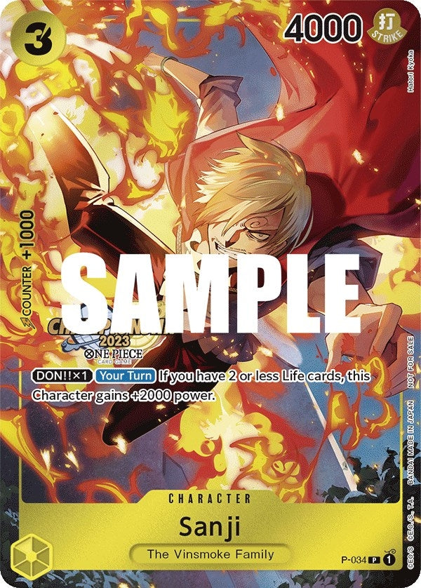 Image for Sanji (CS 2023 Event Pack) (P-034) - One Piece Card Game