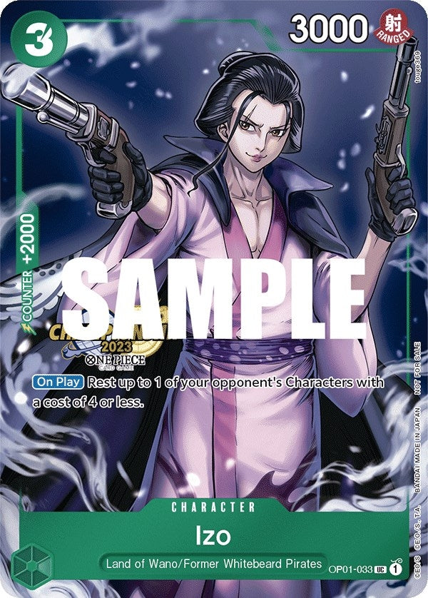 Image for Izo (CS 2023 Celebration Pack) (OP01-033) - One Piece Card Game