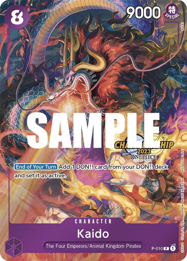 Image for Kaido (CS 2023 Celebration Pack) (P-010) - One Piece Card Game