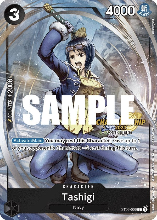 Image for Tashigi (CS 2023 Celebration Pack) (ST06-006) - One Piece Card Game