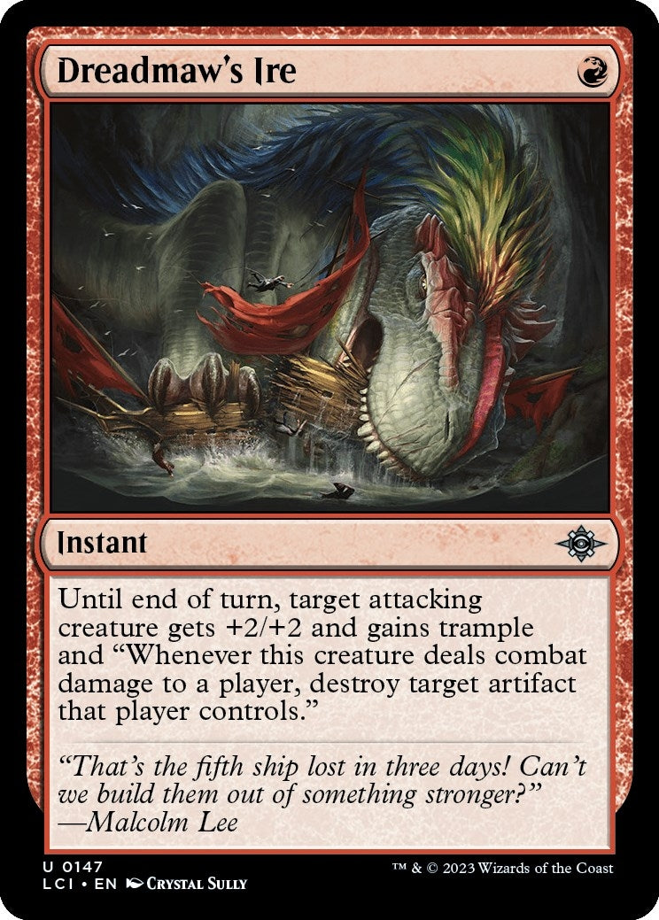 Image for Dreadmaw's Ire (147) - Magic: The Gathering