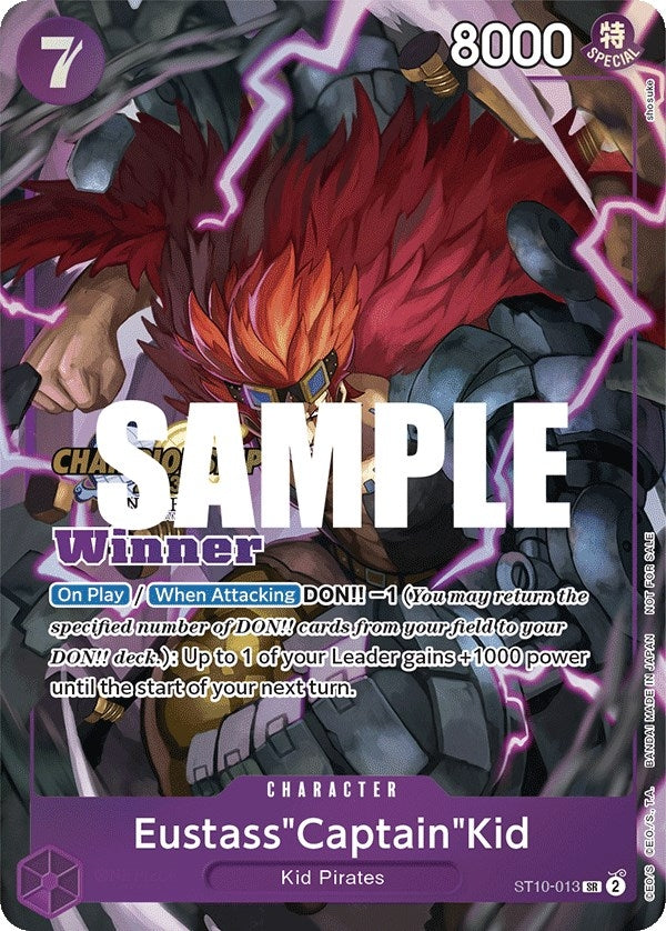 Image for Eustass"Captain"Kid (CS 2023 Top Players Pack) [Winner] (ST10-013) - One Piece Card Game