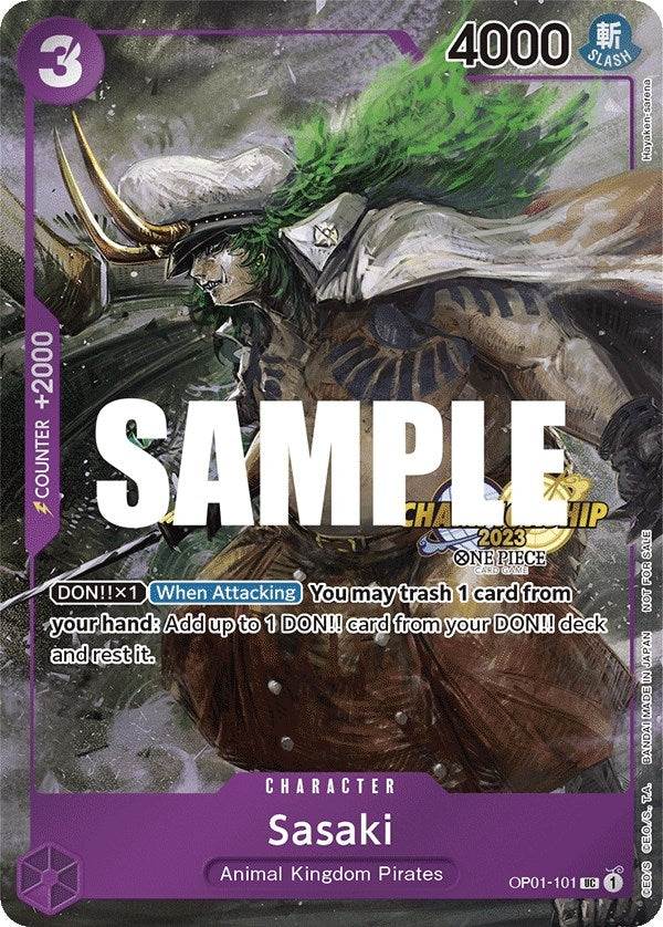 Image for Sasaki (CS 2023 Event Pack Finalist Ver.) (OP01-101) - One Piece Card Game
